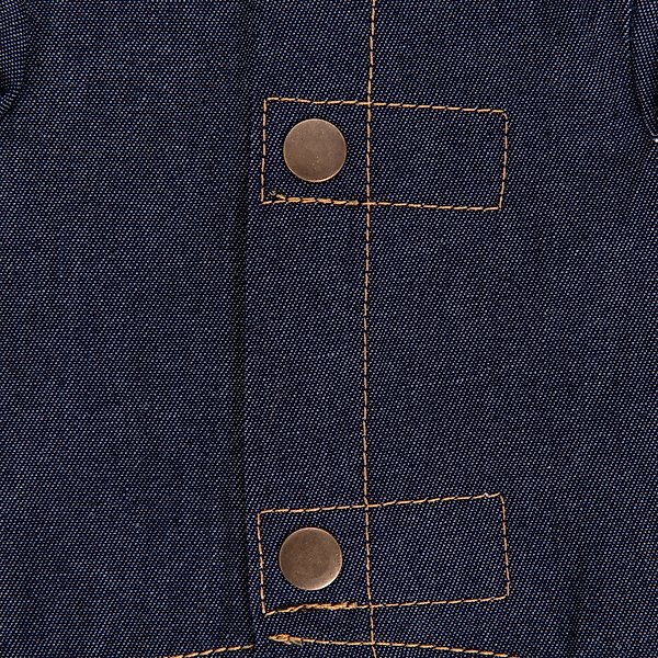 Show full view: Wrangler Pattern Yoke Denim Dog Shirt, Dark Blue, X-Large slide 8 of 9