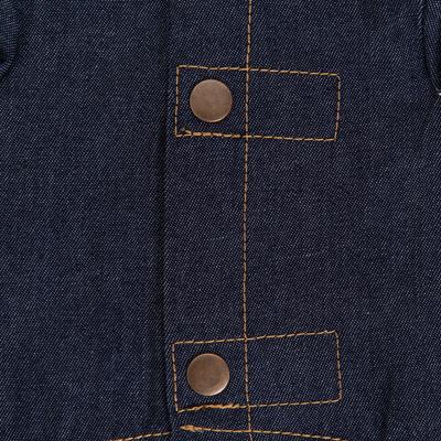 Show full view: Wrangler Pattern Yoke Denim Dog Shirt, Dark Blue, Small slide 9 of 10