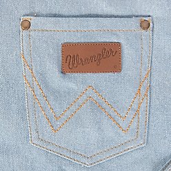 Wrangler Light Denim Dog Jacket, Light Blue, Medium slide 2 of 7