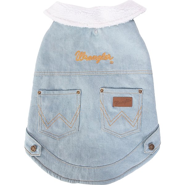 Wrangler Dark Denim Dog Jacket with Lining