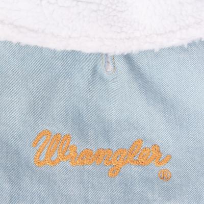 Show full view: Wrangler Light Denim Dog Jacket, Light Blue, X-Small slide 3 of 8