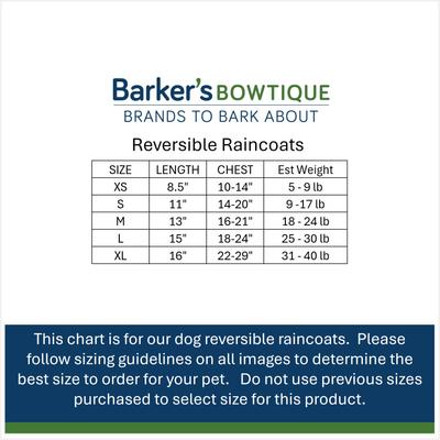 Show full view: Hip Doggie Reversible Dog Raincoat, Red, Medium slide 8 of 10