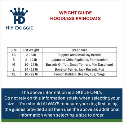 Show full view: Hip Doggie Ducks Plaid Hoodless Dog Raincoat, Medium slide 7 of 8