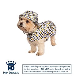 Hip Doggie Duck Dog Rain Hat, Small slide 2 of 6