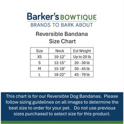 Hip Doggie Christmas Santa Baby Dog Bandana, Red & Green, Medium slide 2 of 7