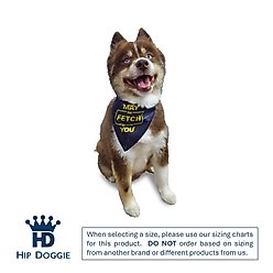 Hip Doggie May the Fetch be with You Reversible Dog Bandana, Large slide 2 of 8