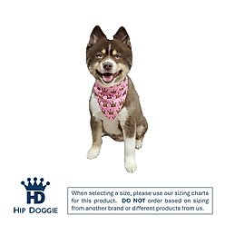 Hip Doggie Birthday Girl Reversible Dog Bandana, X-Small slide 2 of 8