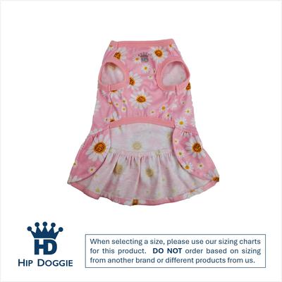 Show full view: Hip Doggie DAISY FLOWER PINK DRESS, X-Large slide 4 of 9