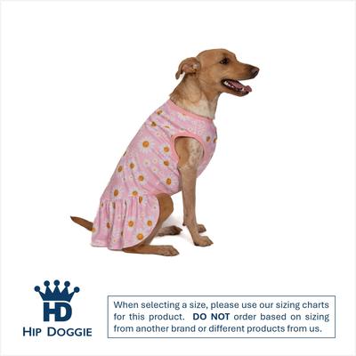Show full view: Hip Doggie DAISY FLOWER PINK DRESS, X-Large slide 3 of 9