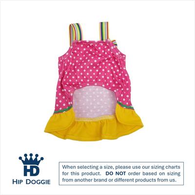 Show full view: Max's Closet Pink Polka Dot Crab Dog Dress, X-Small slide 2 of 7