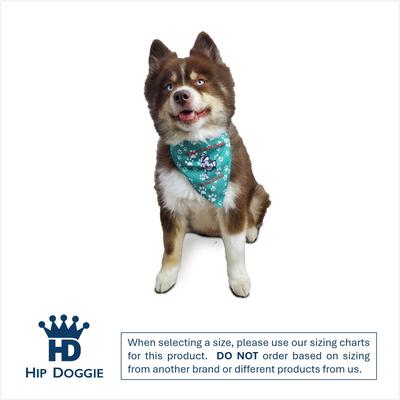 Show full view: Hip Doggie Nobody Puts Puppy in the Corner Reversible Dog Bandana, Small slide 2 of 8