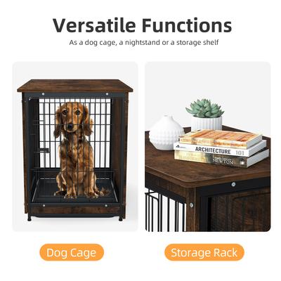 Show full view: BingoPaw Modern Furniture Style End Table Dog Crate, 38-inch slide 8 of 10
