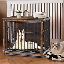 BingoPaw Modern Furniture Style End Table Dog Crate, 31-inch slide 1 of 9