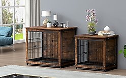 BingoPaw Modern Furniture Style End Table Dog Crate, 24-inch slide 2 of 9