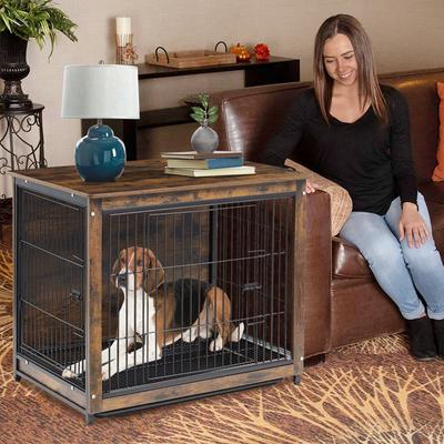 Show full view: BingoPaw Modern Furniture Style End Table Dog Crate, 24-inch slide 6 of 10