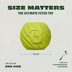Benebone Rubber Ball Treat Dispensing Dog Toy, Green slide 2 of 8