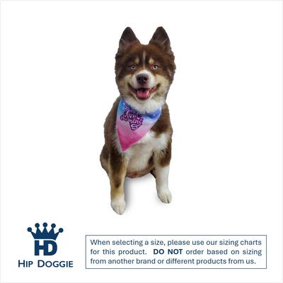 Show full view: Hip Doggie Born to be a Unicorn Reversible Dog Bandana, Small slide 2 of 8