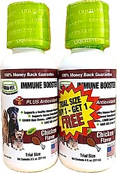 Liquid-Vet K9 Immune Booster Chicken Flavor Liquid Supplement for Dogs, 8-fl oz bottle, 2 count
