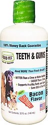 Liquid-Vet Teeth & Gums Support Bacon Flavor Dog Supplement, 32-fl oz bottle