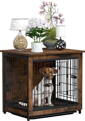 Show full view: BingoPaw Modern Furniture Style End Table Dog Crate, 24-inch slide 4 of 10