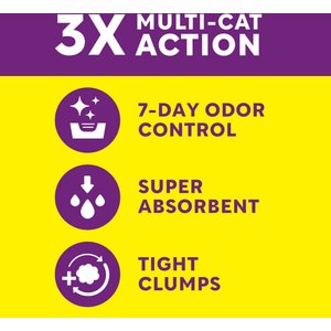 Scoop Away Multi-Cat Meadow Fresh Scented Clumping Clay Cat Litter, 25-lb box