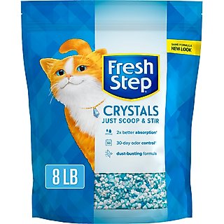 Fresh Step Crystals Scented Non-Clumping Cat Litter, 8-lb bag slide 1 of 9