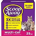 Scoop Away Multi-Cat Meadow Fresh Scented Clumping Clay Cat Litter, 25-lb box