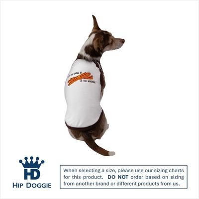 Show full view: Hip Doggie Valentine's Day I Love the Smell of Bacon in the Morning Dog Tank, X-Small slide 3 of 8