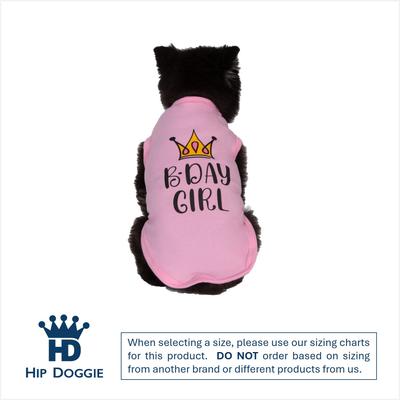 Show full view: Hip Doggie Birthday Girl Dog Tank, Small slide 2 of 7