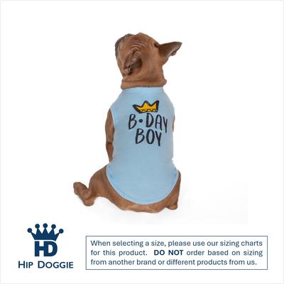 Show full view: Hip Doggie Birthday Boy Dog Tank, Large slide 3 of 8