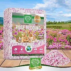 Small Pet Select Natural Paper with Real Rose Petals Small Animal Bedding, 56-L bag slide 2 of 4