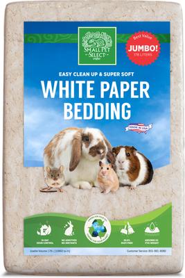 Show full view: Small Pet Select Premium Unbleached White Paper Small Animal Bedding, 178-L bag, case of 2 slide 3 of 6