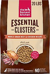 The Honest Kitchen Human Grade Essential Clusters Whole Grain Beef & Chicken Dry Dog Food, 20-lb bag