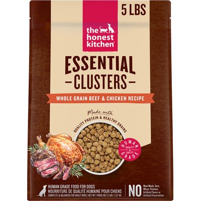 The Honest Kitchen The Honest Kitchen Human Grade Essential Clusters Whole Grain Beef & Chicken Dry Dog Food, 5-lb bag
