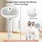 Show in main carousel: VIVIPAL Self Cleaning Dog & Cat Hair Steam Brush, White slide 8 of 10