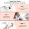 Show in main carousel: VIVIPAL Self Cleaning Dog & Cat Hair Steam Brush, White slide 6 of 10