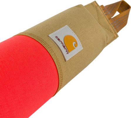 Show full view: Carhartt Nylon Duck Canvas Training Bumper Dog Toy, Hunter Orange, Large slide 2 of 5