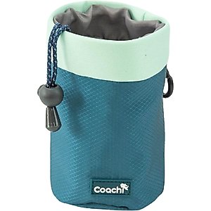 Coachi Puppy & Mini Dog Treat Pouch, Teal & Mint