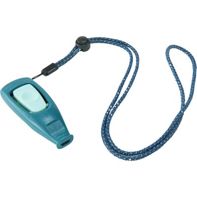 Coachi Coachi Puppy & Mini Whizzclick Dog Training Clicker & Whistle, Teal & Mint