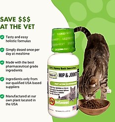 Liquid-Vet Hip & Joint Support Allergy-Friendly Unflavored Cat Supplement, 8-fl oz bottle slide 2 of 8