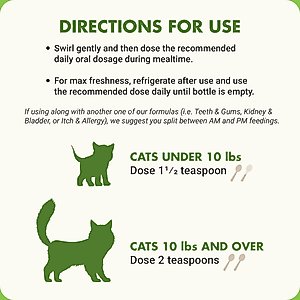 Liquid-Vet Hip & Joint Support Allergy-Friendly Unflavored Cat Supplement, 8-fl oz bottle