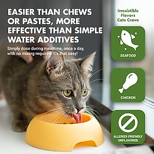 Liquid-Vet Hip & Joint Support Allergy-Friendly Unflavored Cat Supplement, 8-fl oz bottle