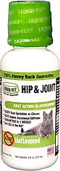 Liquid-Vet Hip & Joint Support Allergy-Friendly Unflavored Cat Supplement, 8-fl oz bottle