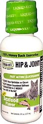 Liquid-Vet Hip & Joint Support Seafood Flavor Cat Supplement, 8-fl oz bottle