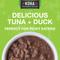Show in main carousel: KOHA Poké Bowl Tuna & Duck Entrée in Gravy Wet Cat Food, 3-oz pouch, case of 12 slide 3 of 8