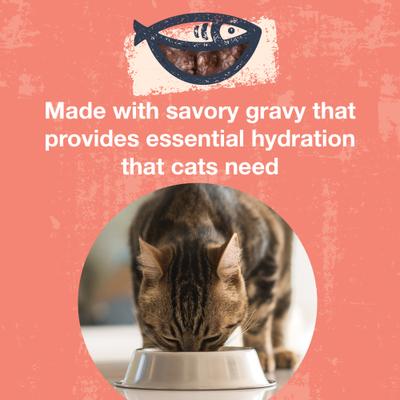 Show full view: KOHA Poké Bowl Tuna & Salmon Entrée in Gravy Wet Cat Food, 3-oz pouch, case of 12 slide 6 of 8