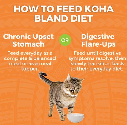 Show full view: KOHA Bland Diets Chicken & White Rice Wet Cat Food, 2.8-oz pouch, case of 12 slide 5 of 9