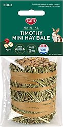 Kaytee Mini Hay Bales Apple Small Pet Hay, 3.5-oz bag