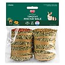 Kaytee Mini Hay Bales Carrot Marigold Small Pet Hay, 7-oz bag, 2 count
