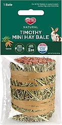 Kaytee Mini Hay Bale Carrot Small Pet Hay, 3.5-oz bag